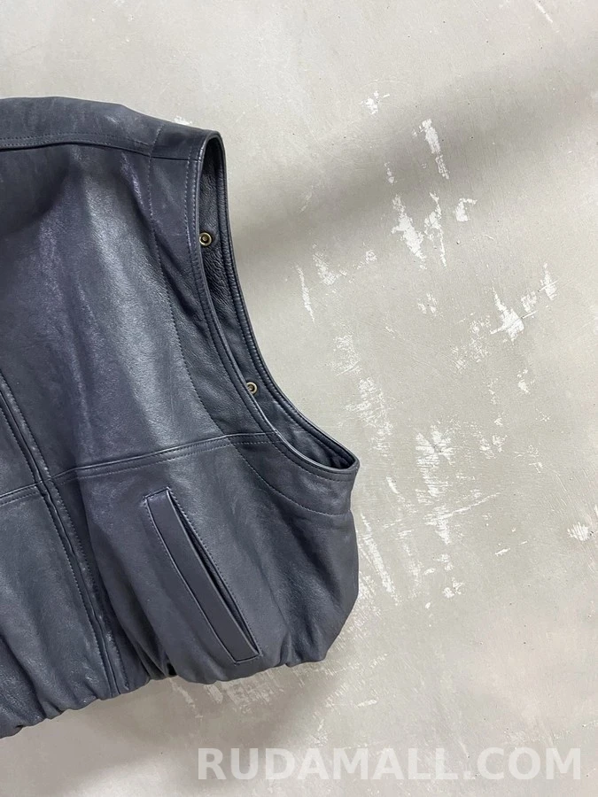 발렌시아가 발렌시아가 탈부착 소매 레더 자켓 상세 이미지