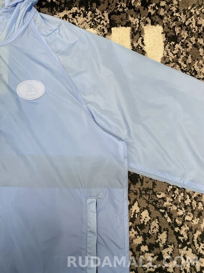 버버리 버버리 체크 배색 나일론 후드 집업 상세 이미지