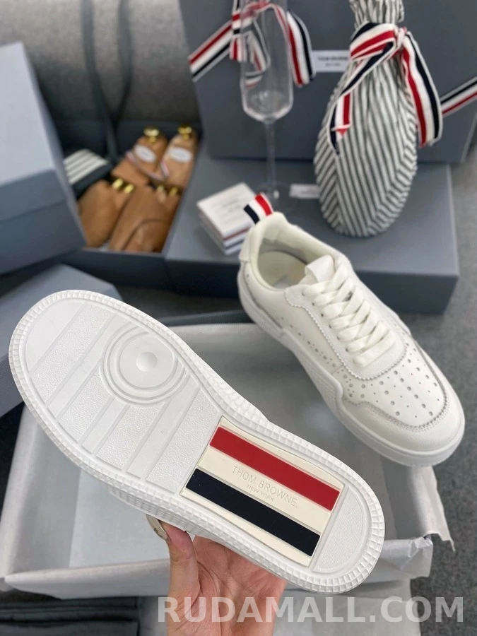 톰브라운 톰브라운 비텔로 카프스킨 바스켓볼 로우탑 트레이너 상세 이미지