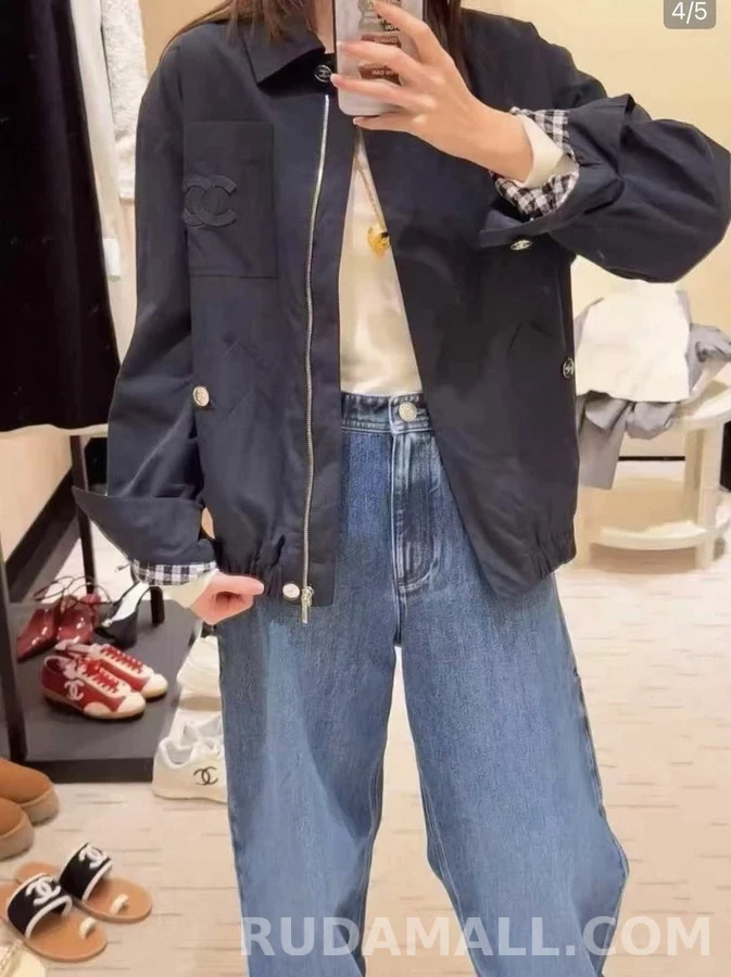 샤넬 샤넬 다이아몬드 퀼팅 카라 자켓 상세 이미지