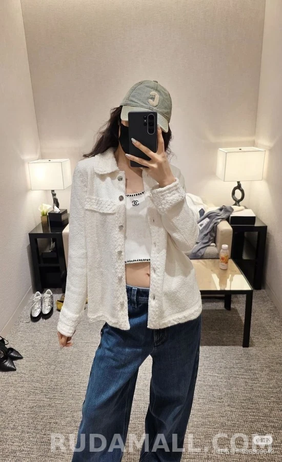 샤넬 샤넬 버튼 니트 자켓 상세 이미지