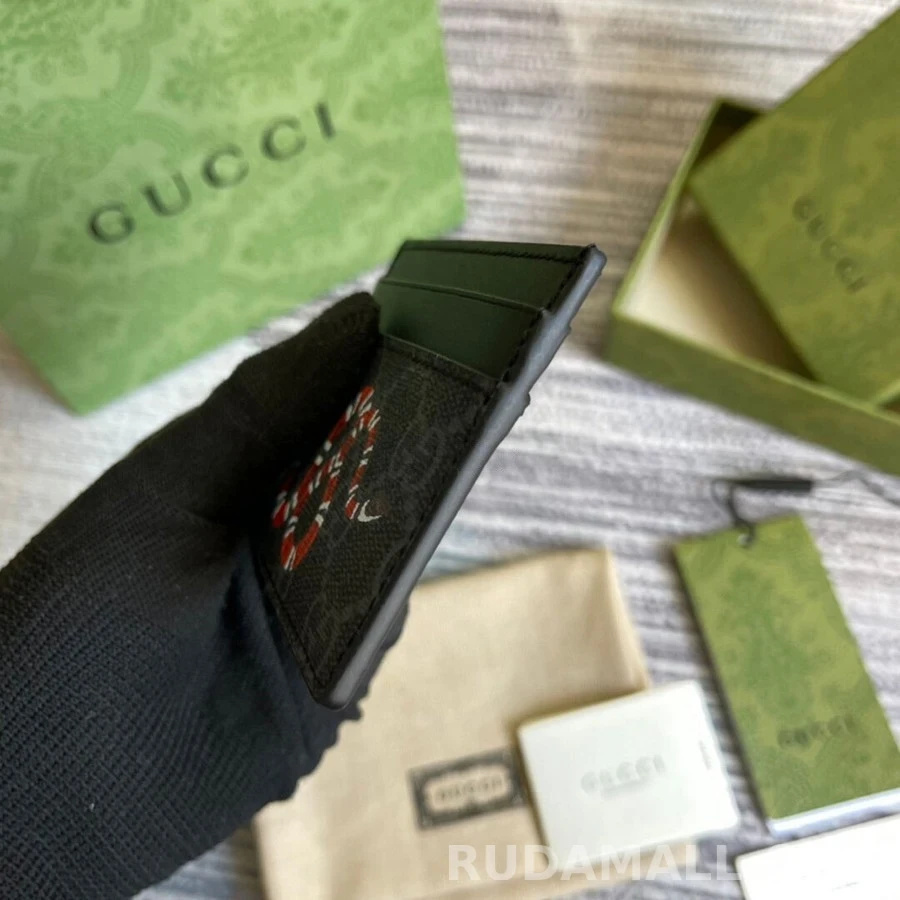 구찌 구찌 베스트리에 킹스네이크 프린트 카드 지갑 상세 이미지