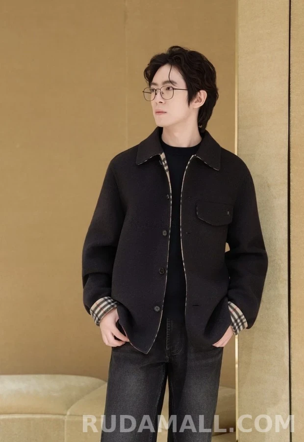 버버리 버버리 체크 라이닝 울 셔츠 상세 이미지