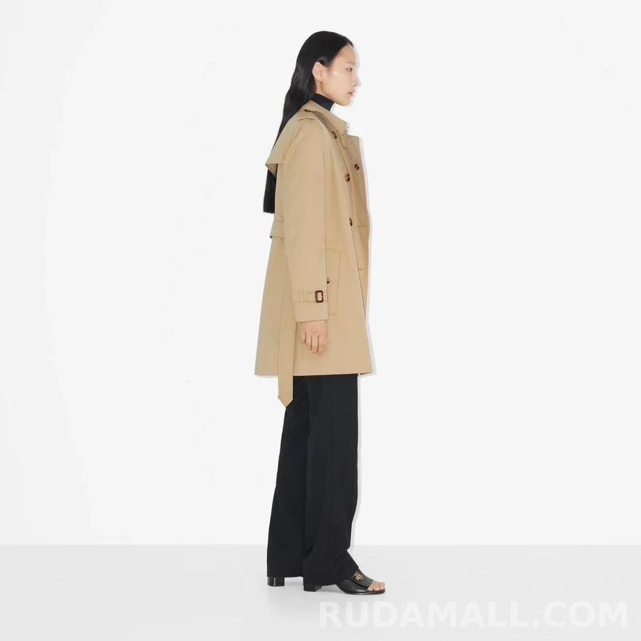 버버리 버버리 켄싱턴 쇼트 트렌치 코트 상세 이미지