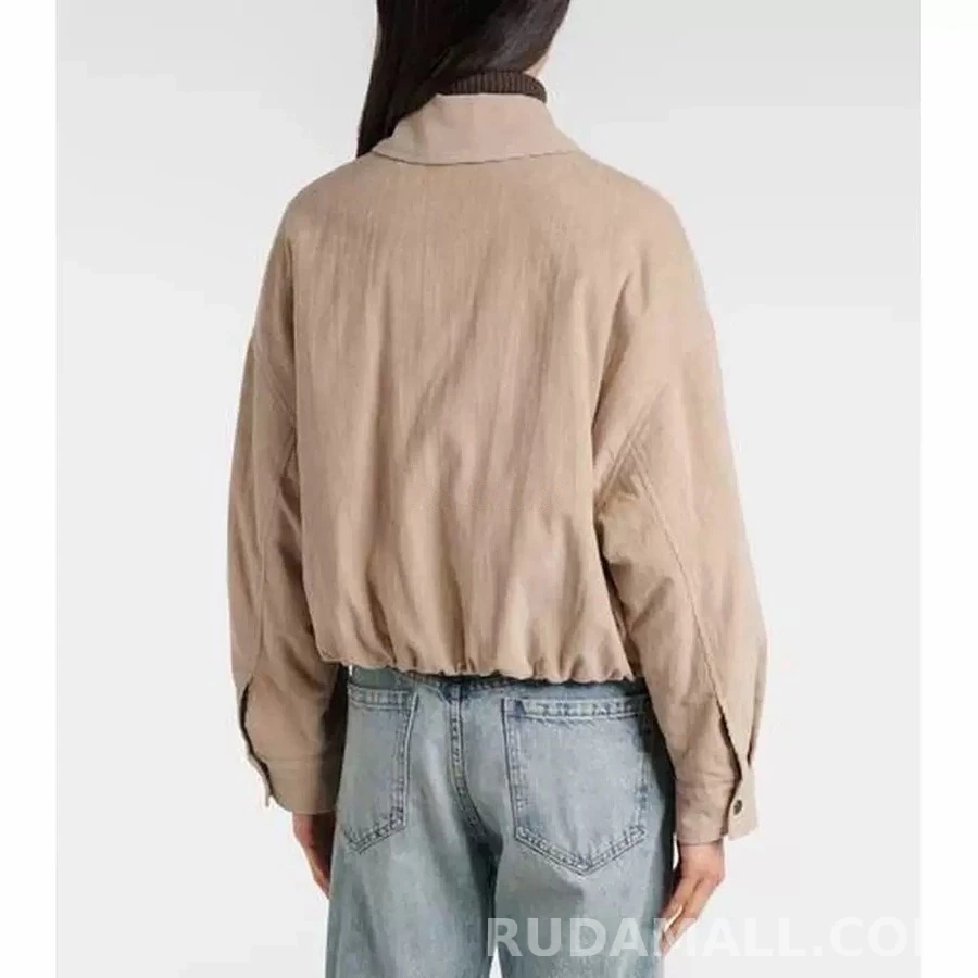 브루넬로 쿠치넬리 브루넬로 쿠치넬리 코듀로이 드로스트링 자켓 상세 이미지
